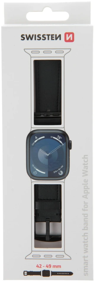 SWISSTEN Odinis dirželis, skirtas Apple Watch 4