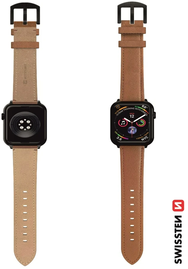 SWISSTEN Odinis dirželis, skirtas Apple Watch 4