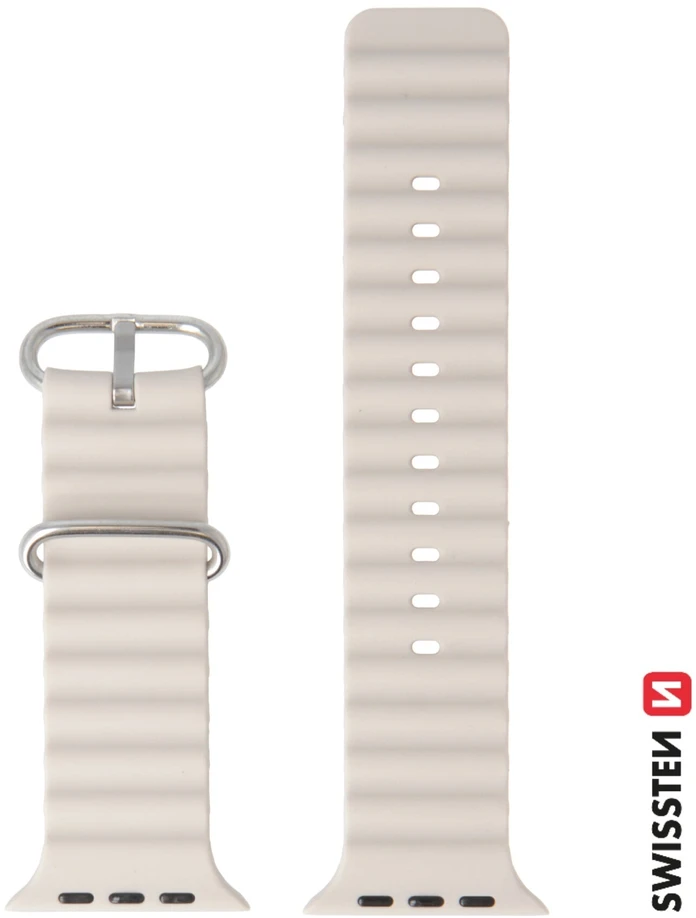 Swissten Marine silikoninė apyrankė, skirta Apple Watch 42/44/45/49 mm