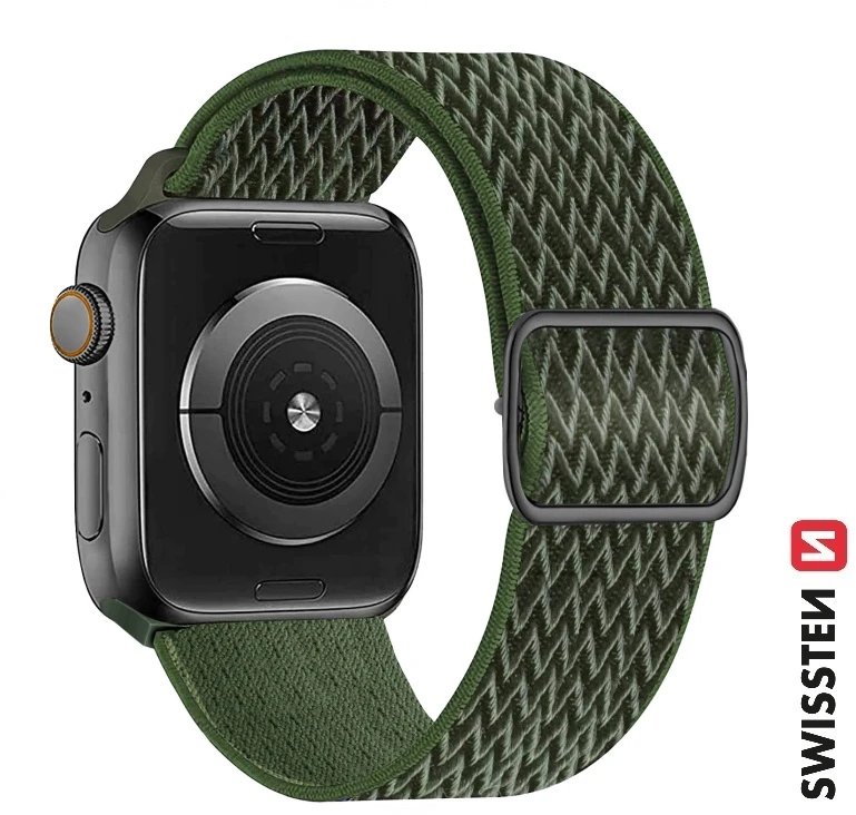 Swissten nailono apyrankė su sagtimi Apple Watch 38/40/41 mm