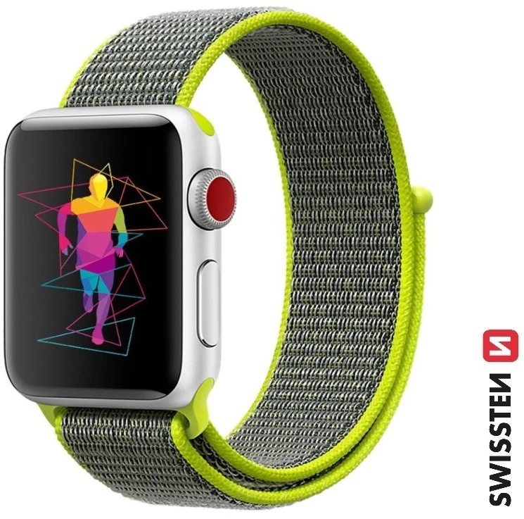 Swissten nailoninė apyrankė, skirta Apple Watch 38/40/41 mm