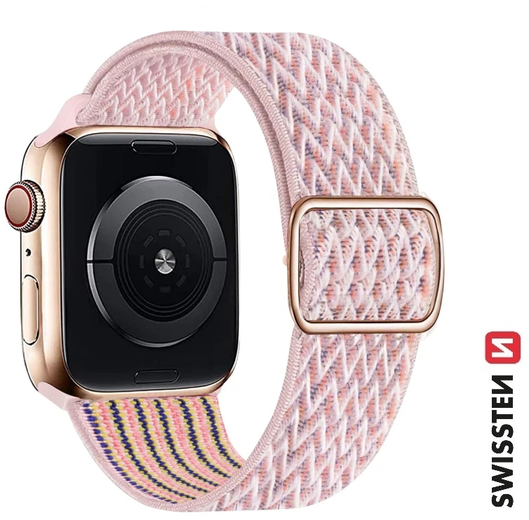 Swissten nailono apyrankė su sagtimi Apple Watch 38/40/41 mm