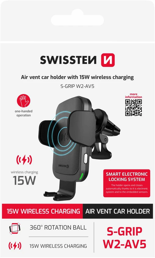 SWISSTEN S-GRIP W2-AV5 juoda