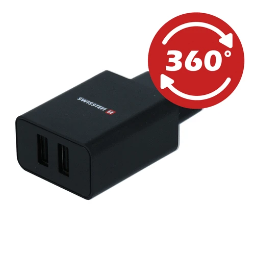 Swissten įkroviklis 2x USB-A 2.1 A (22052000)
