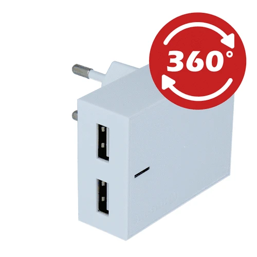 Swissten įkroviklis 2x USB-A 3 A (22047000)