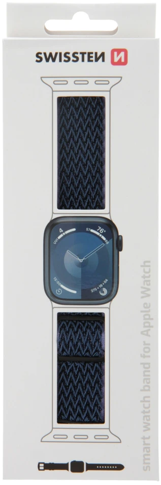 Swissten nailono apyrankė su sagtimi, skirta Apple Watch 42/44/45/49 mm