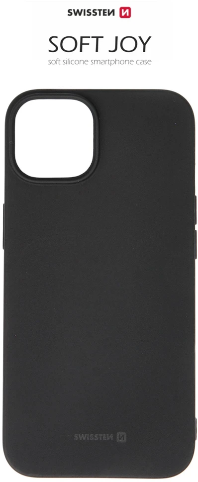 Dėklas Swissten Soft Joy Case iPhone 14 - Juodas