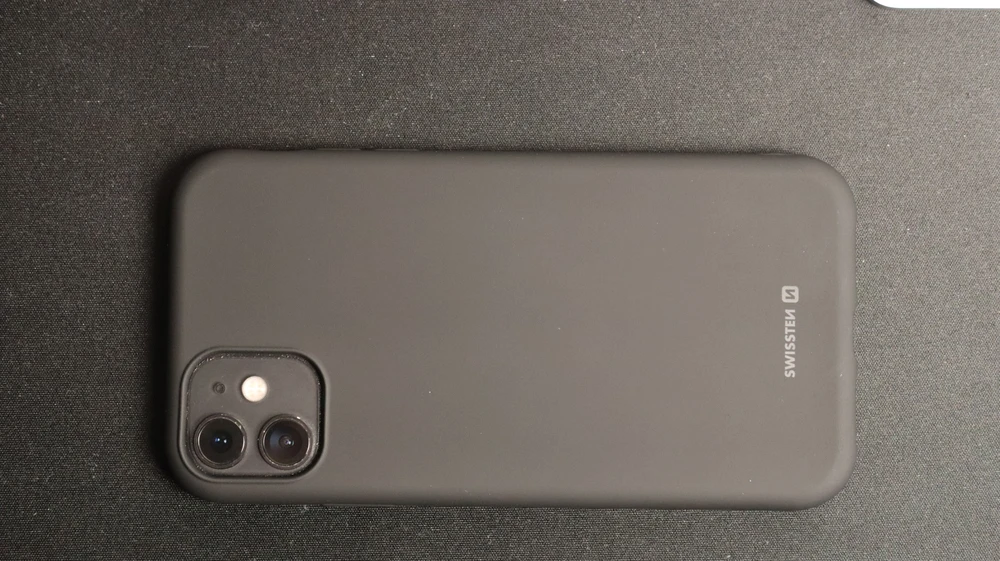 Dėklas Swissten Soft Joy Case iPhone 14 - Juodas