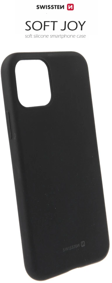 Dėklas Phone Accessories Husa dangtelis Swissten Silicon Soft Joy ant iPhone 11 Pro Max, juodas