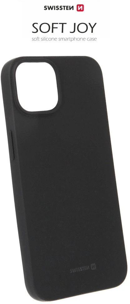Dėklas Swissten Soft Joy Case iPhone 14 - Juodas
