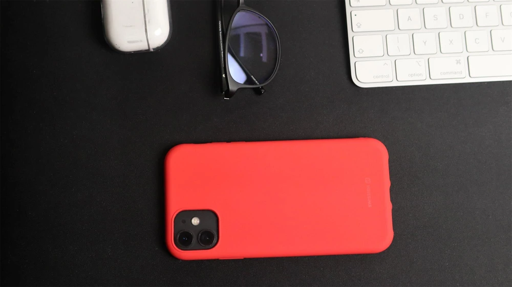 „Swissten Soft Joy“ dėklas, skirtas „Apple iPhone 17 Pro Max“.