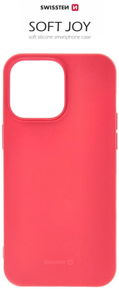 Swissten „Soft Joy“ silikoninis dėklas, skirtas „Apple iPhone 15 Pro Max“.