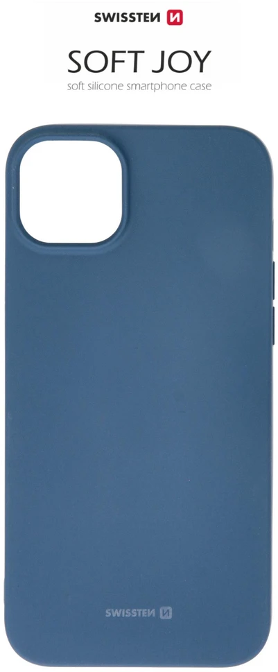 SWISSTEN SOFT JOY dėklas Apple iPhone 14 Plus mėlynas