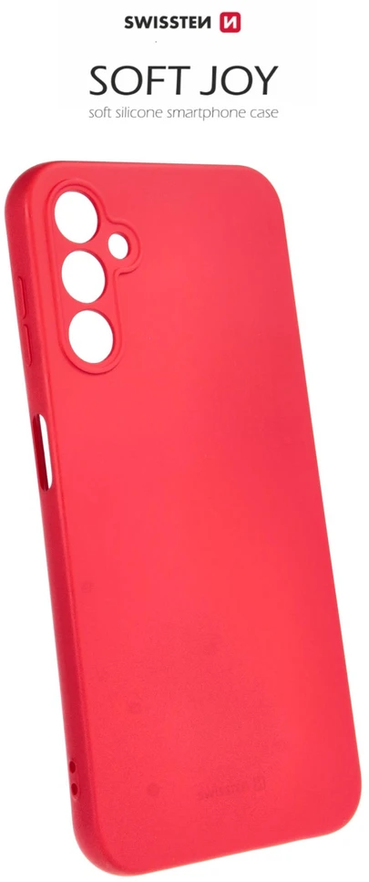 Swissten „Soft Joy“ silikoninis dėklas „Samsung Galaxy A14 5G“, raudonas