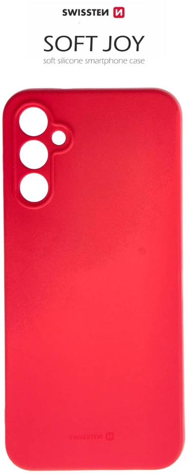 Swissten „Soft Joy“ silikoninis dėklas „Samsung Galaxy A14 5G“, raudonas