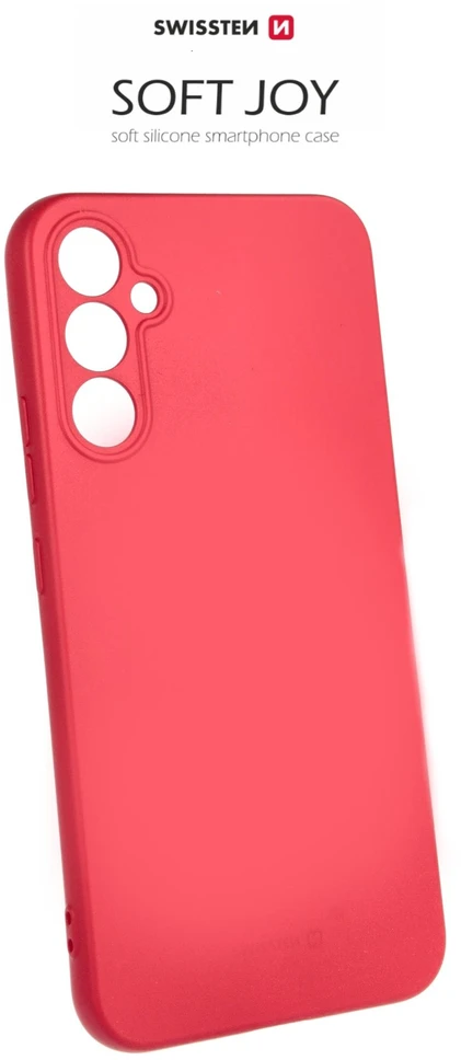 Swissten Soft Joy Silikoninis dėklas for Samsung Galaxy A34 5G Raudona