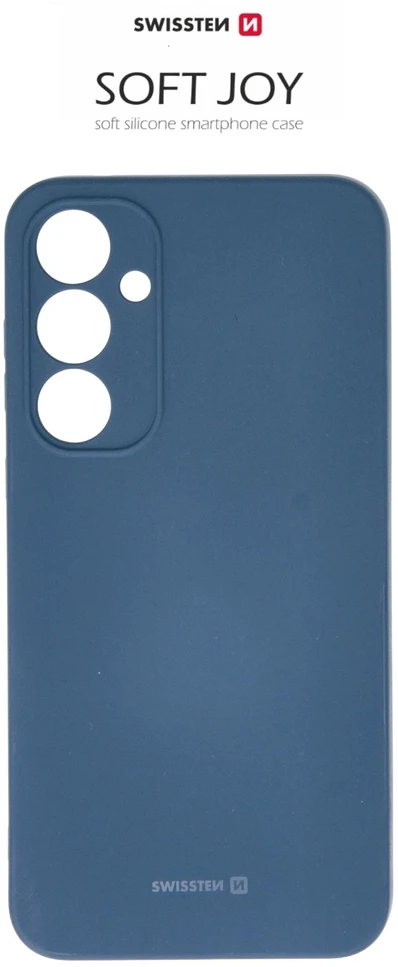SWISSTEN SOFT JOY dėklas, skirtas SAMSUNG GALAXY A35 mėlynas