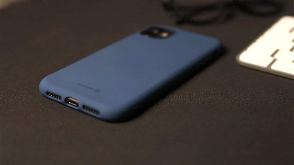 Swissten „Soft Joy“ silikoninis dėklas, skirtas „Samsung Galaxy A54 5G“, mėlynas