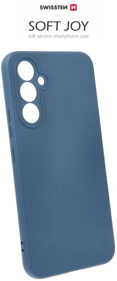 Swissten „Soft Joy“ silikoninis dėklas, skirtas „Samsung Galaxy A54 5G“, mėlynas