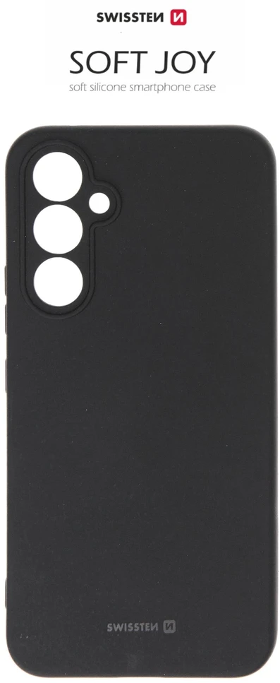 Swissten Soft Joy Silikoninis dėklas for Samsung Galaxy A54 5G Juodas