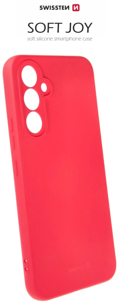 Swissten Soft Joy Silikoninis dėklas for Samsung Galaxy A54 5G Raudona