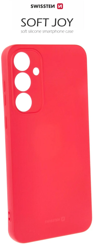 Dėklas SWISSTEN SOFT JOY Pouzdro pro SAMSUNG GALAXY A55 raudona