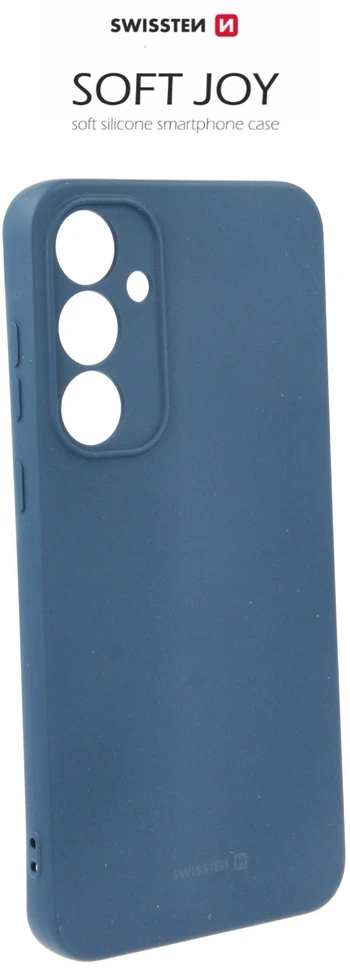 SWISSTEN SOFT JOY dėklas, skirtas SAMSUNG GALAXY A55 mėlynas