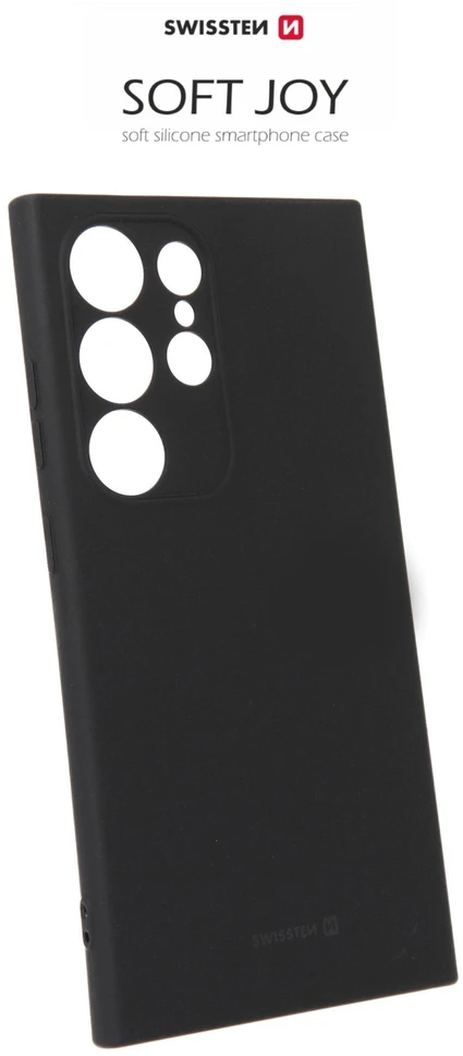 Dėklas SWISSTEN SOFT JOY Pouzdro pro SAMSUNG S918 GALAXY S24 ULTRA 5G juoda