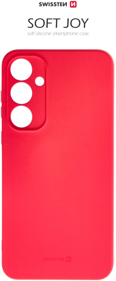 Dėklas SWISSTEN SOFT JOY Pouzdro pro SAMSUNG GALAXY A55 raudona