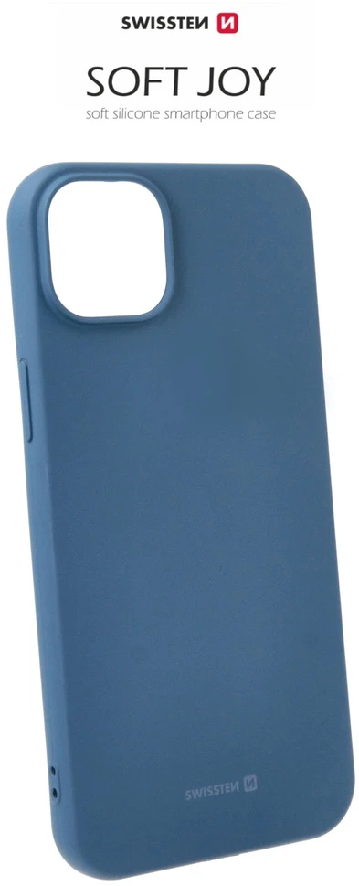 SWISSTEN SOFT JOY dėklas, skirtas Apple iPhone 15 Plus mėlynas