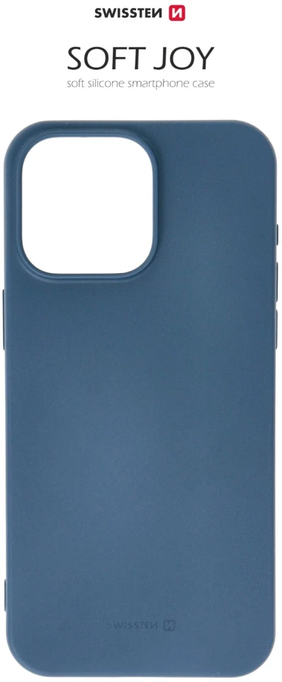 SWISSTEN SOFT JOY dėklas, skirtas Apple iPhone 15 Pro Max mėlynas