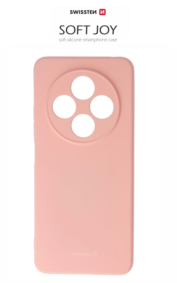 SWISSTEN SOFT JOY dėklas, skirtas XIAOMI 14C rožinei