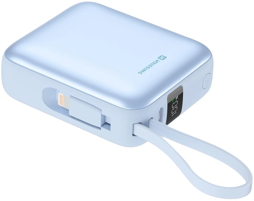 Powerbank Swissten SPACE 10000 mAh Mėlyna