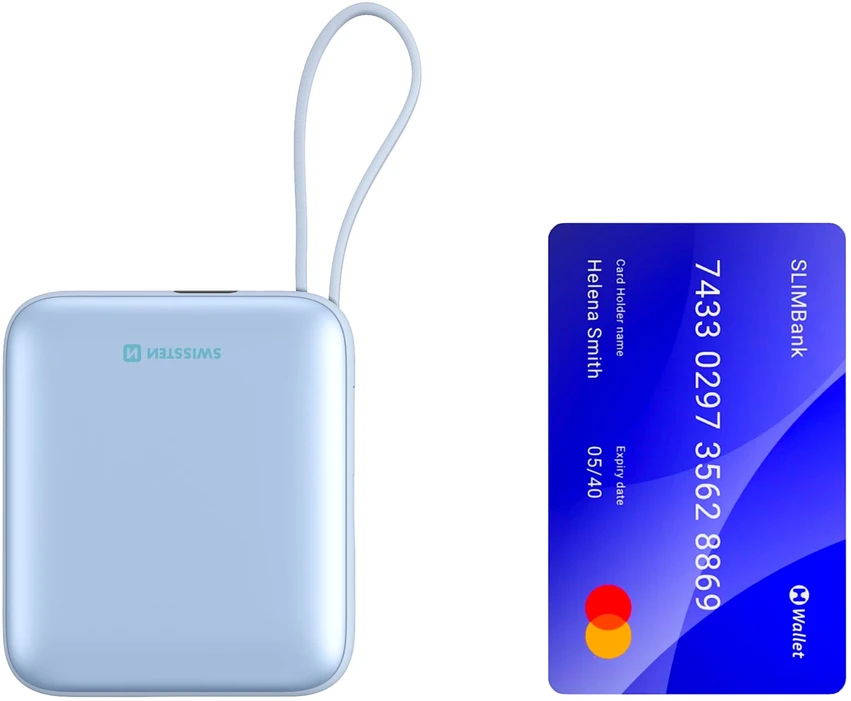 Powerbank Swissten SPACE 10000 mAh Mėlyna