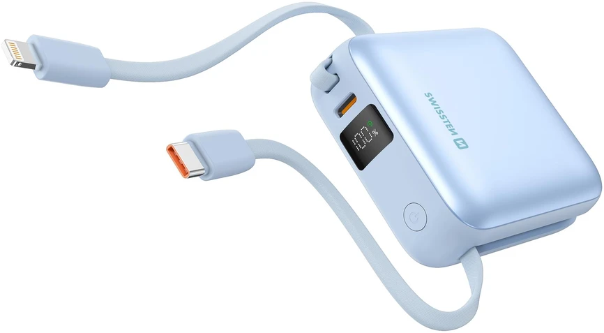 Powerbank Swissten SPACE 10000 mAh Mėlyna