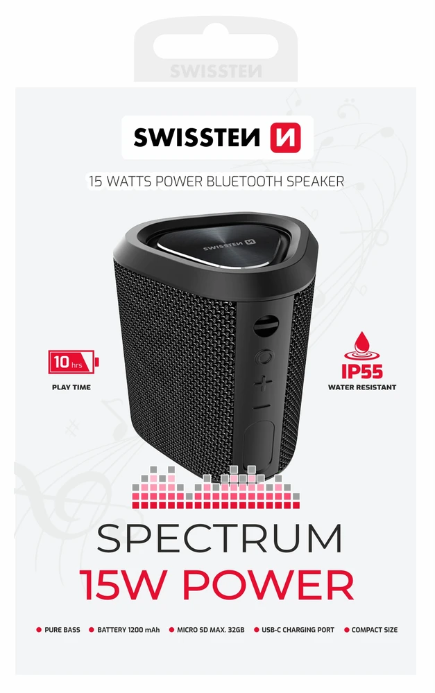 SWISSTEN SPECTRUM juoda