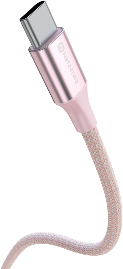 „Swissten Textile II USB - USB-C“ duomenų ir įkrovimo kabelis, 1,5 m