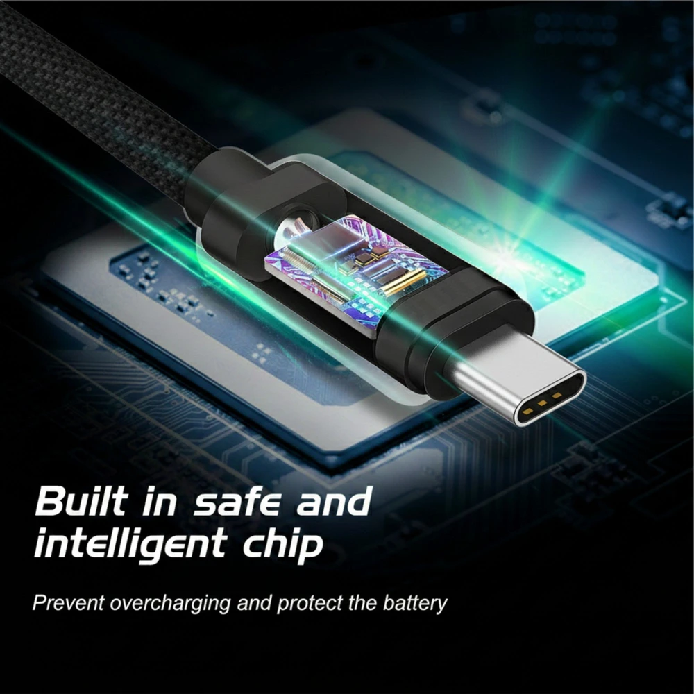 USB kabelis Swissten Swissten Textile Universal Quick Charge 3.1 USB-C / USB-C duomenų ir įkrovimo kabelis 0.2m juodas
