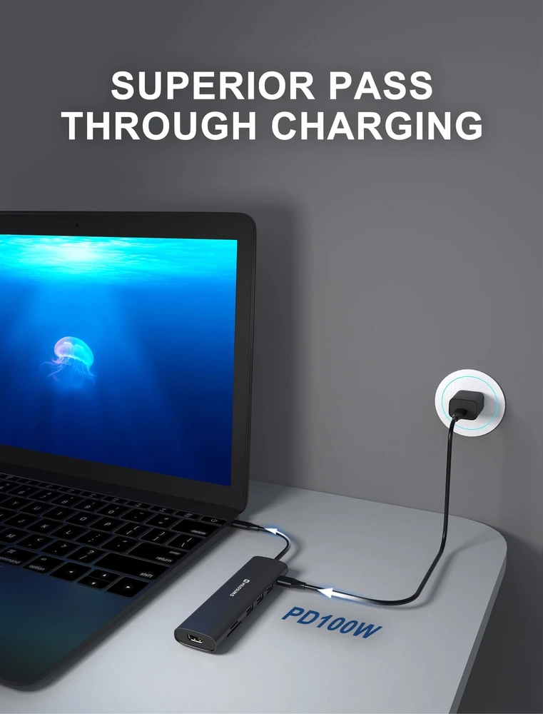 SWISSTEN USB-C HUB 7-IN-1