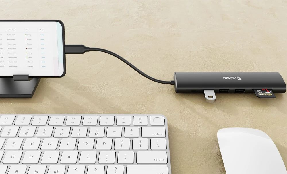 SWISSTEN USB-C HUB 7-IN-1