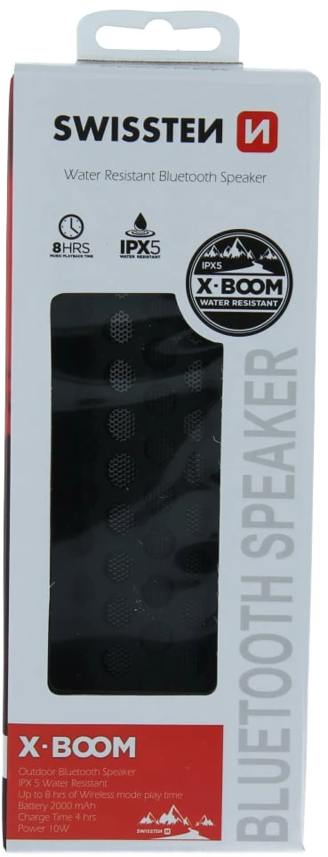 „Swissten X-Boom“ lauko IPX5 karabinas / silikoninis „Bluetooth“ garsiakalbis / 10 W / 360 laipsnių erdvinis garsas / „Micro SD“ kortelė