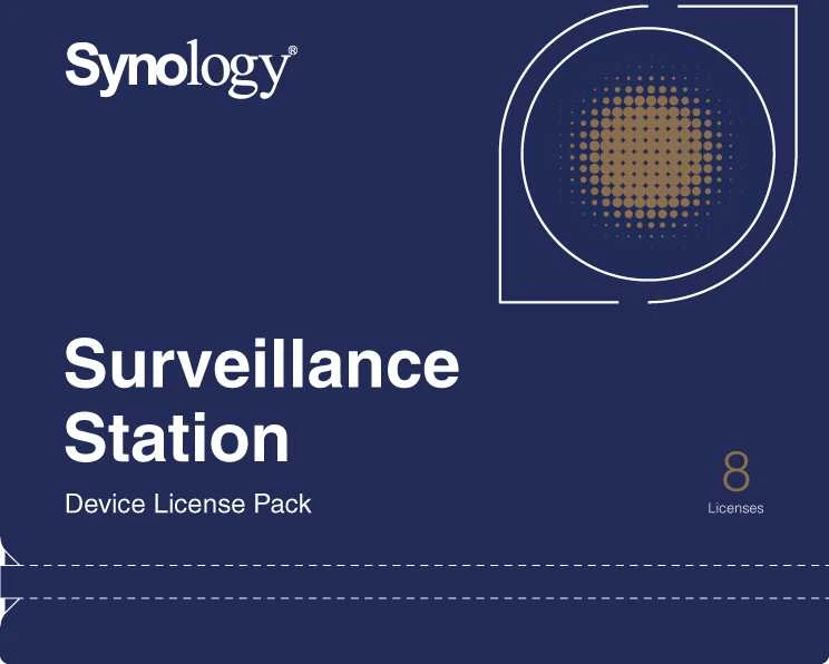 Serveris SYNOLOGY Device License 8x kameros licencijų paketas 8 kameros