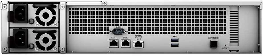 Serveris Synology Sinologija | RackStation | RS2423RP+ (perteklinė galia) 12 skyrių | AMD Ryzen | V1780B | Procesoriaus dažnis 3,6 GHz | 8 GB | DDR4