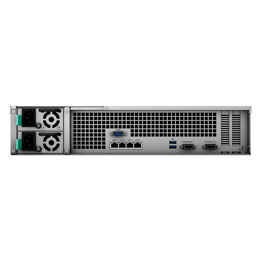 Serveris SYNOLOGY RS3621RPxs 12-bay NAS-RackStation D-1531 6-branduolių 2.2GHz 8GB DDR4 2xUSB 3.2 4xRJ-45 2xExpansion jungtys