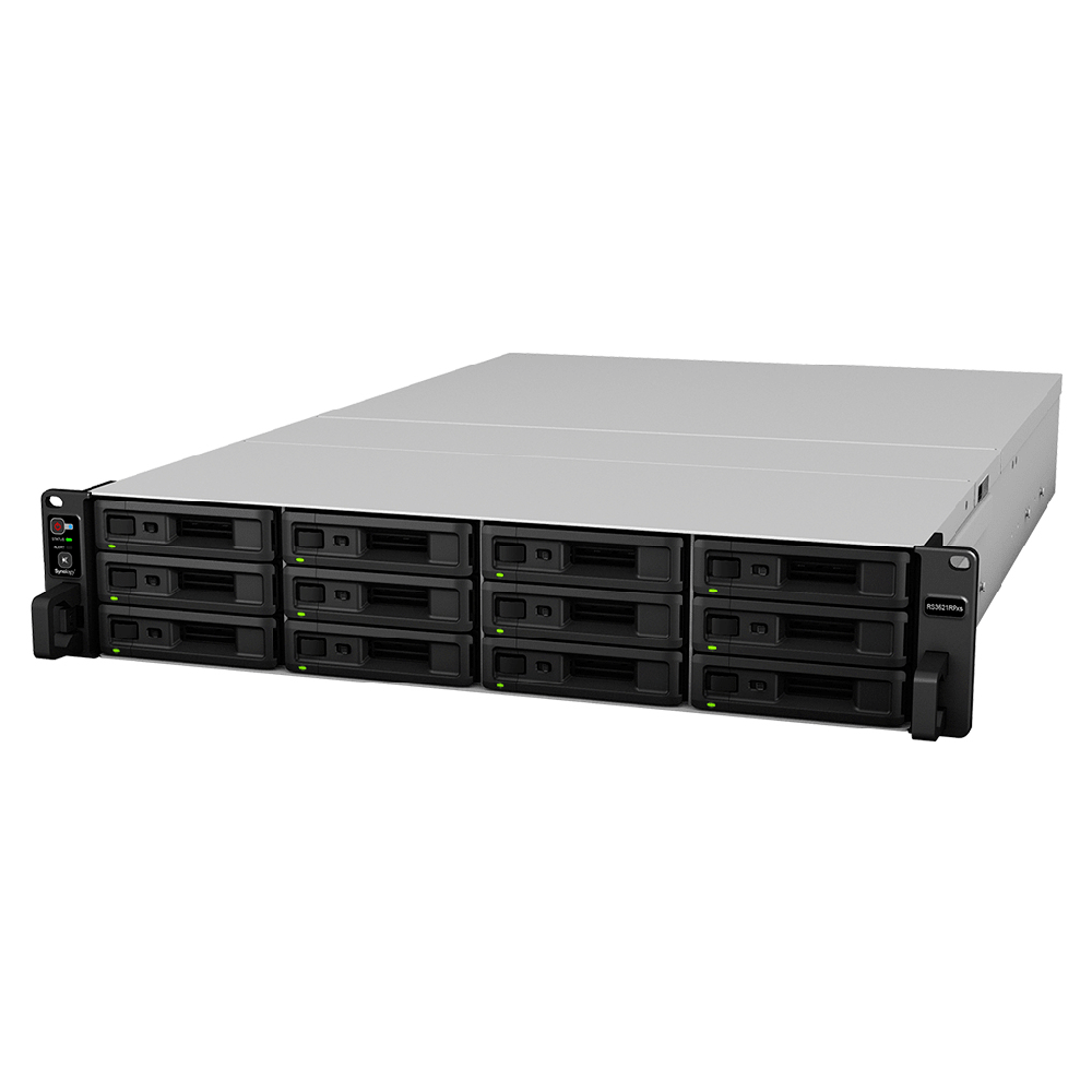 Serveris SYNOLOGY RS3621RPxs 12-bay NAS-RackStation D-1531 6-branduolių 2.2GHz 8GB DDR4 2xUSB 3.2 4xRJ-45 2xExpansion jungtys