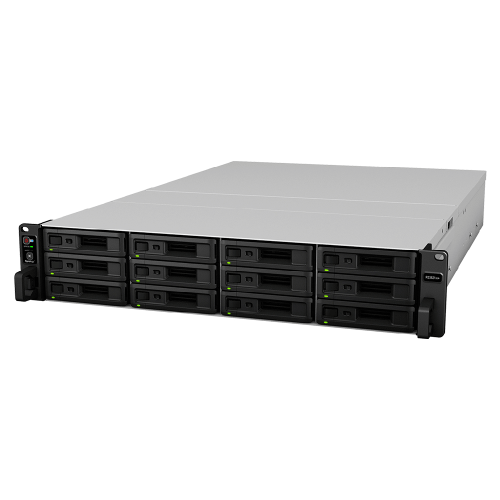 Serveris SYNOLOGY RS3621xs+ 12-bay NAS-RackStation D-1541 8-core 2.1GHz 8GB DDR4 2xUSB 3.2 Gen 4xRJ-45 2x10GbE RJ-45 2xExpansion jungtys