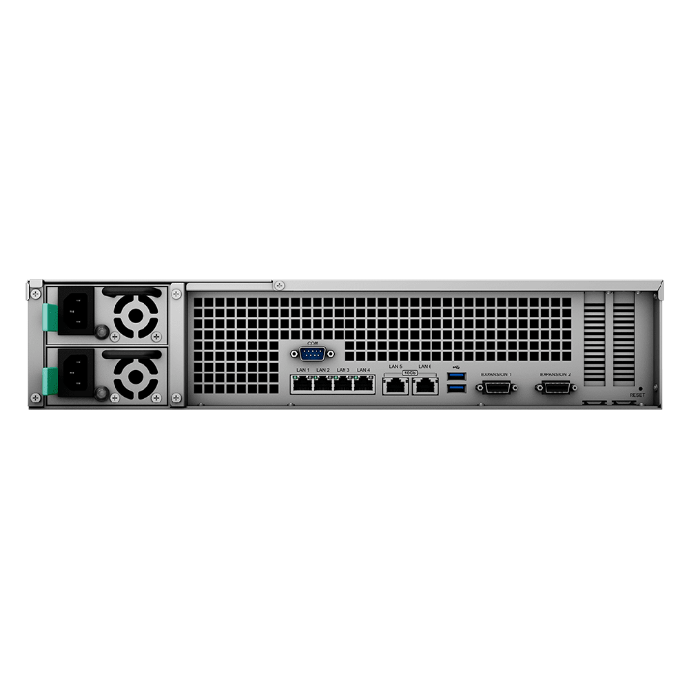 Serveris SYNOLOGY RS3621xs+ 12-bay NAS-RackStation D-1541 8-core 2.1GHz 8GB DDR4 2xUSB 3.2 Gen 4xRJ-45 2x10GbE RJ-45 2xExpansion jungtys