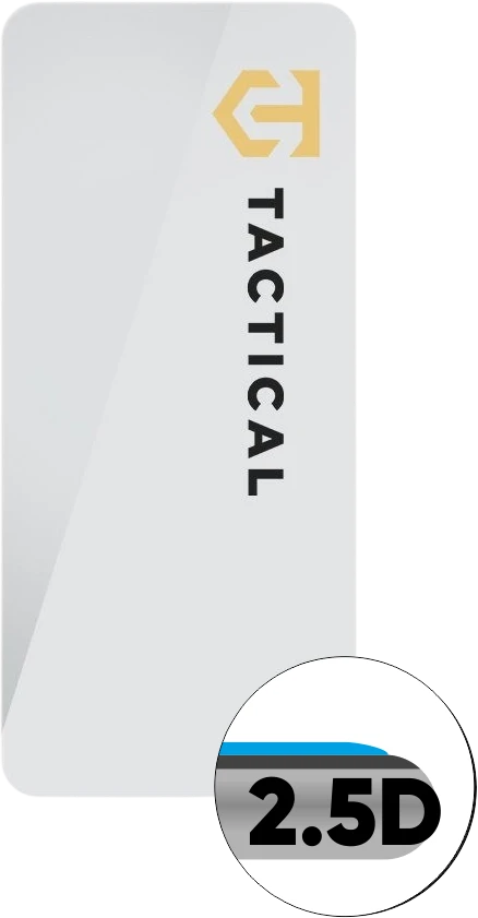 Tactical Apsauginis stiklas Shield 2.5D skirtas Motorola G86 Clear