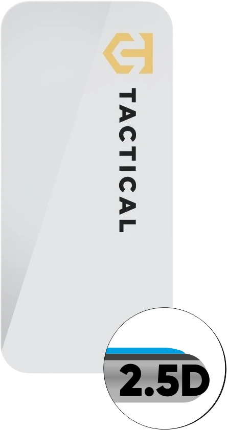 Tactical Apsauginis stiklas Shield 2.5D skirtas Apple iPhone 17 Pro Clear