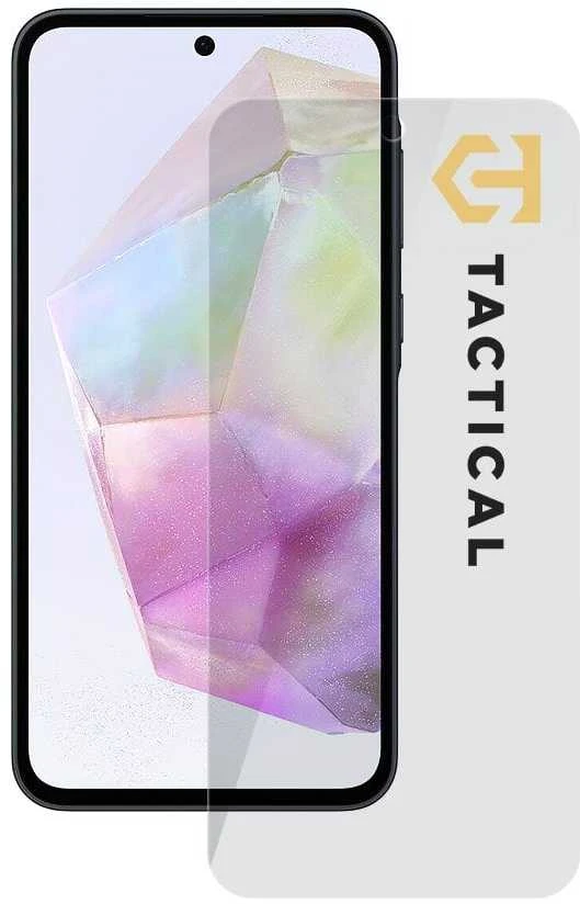 Tactical apsauginis stiklas Shield 2.5D skirtas Samsung Galaxy A35 5G skaidrus